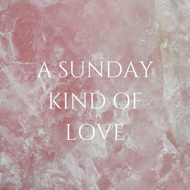 A Sunday Kind of Love